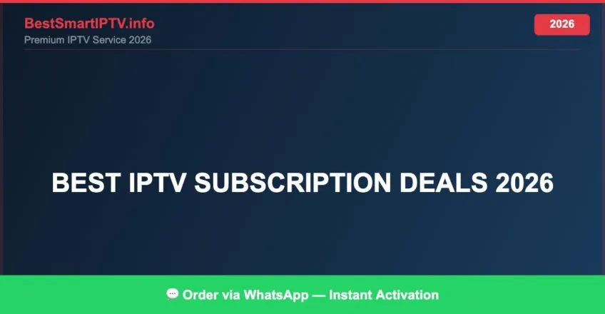 Best Iptv Subscription Deals 2026 2026