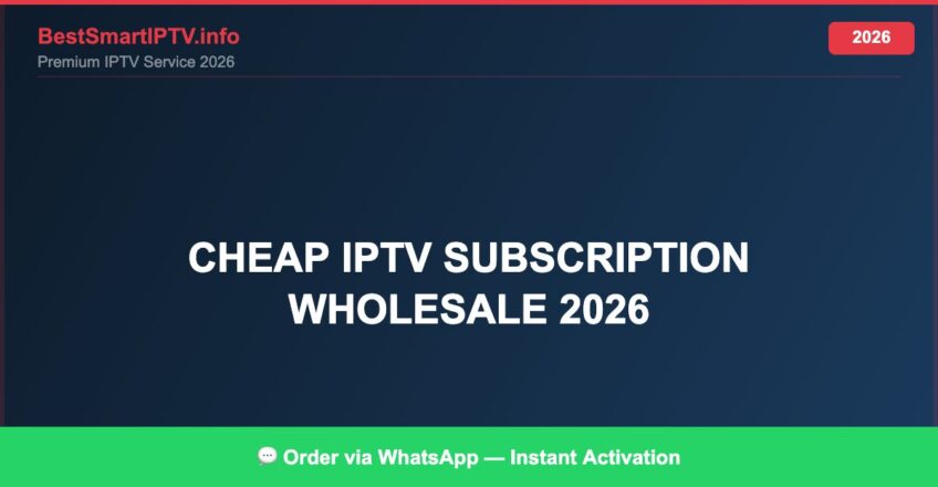 IPTV Wholesale Plans Best Cheap Options (2026)