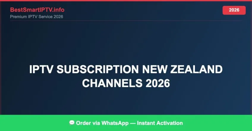Iptv Subscription New Zealand Channels 2026 2026